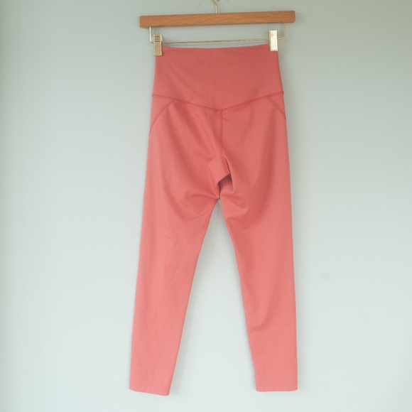 Girlfriend Collective Salmon Pink Athletic Leggings - Picture 5 of 7